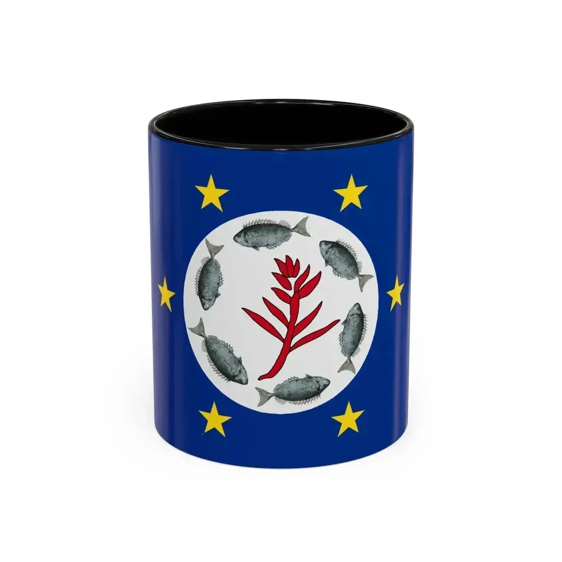 Flag of Airai Palau - Accent Coffee Mug 11oz Black - Go Mug Yourself