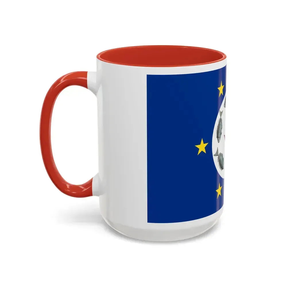 Flag of Airai Palau - Accent Coffee Mug - Go Mug Yourself
