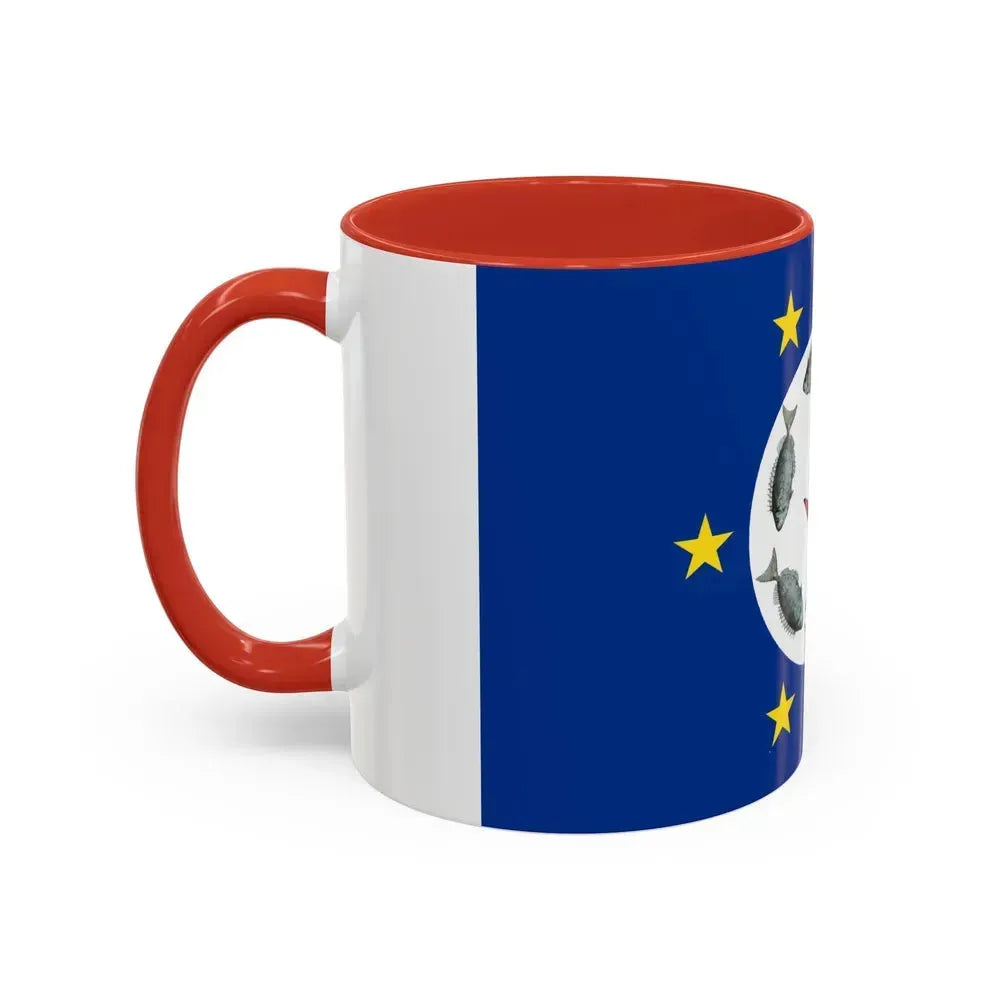Flag of Airai Palau - Accent Coffee Mug - Go Mug Yourself