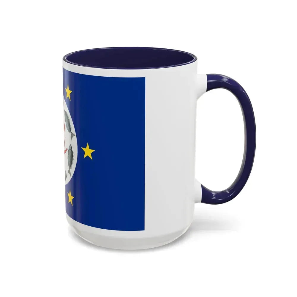 Flag of Airai Palau - Accent Coffee Mug - Go Mug Yourself