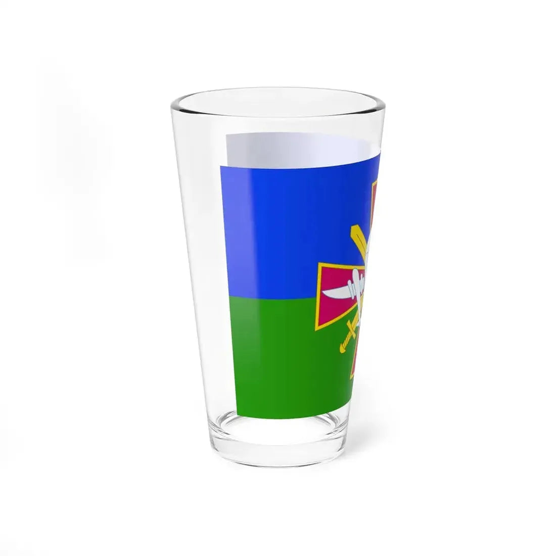 Flag of Airmobile troops of Ukraine (Ukraine) Pint Glass 16oz - Go Mug Yourself