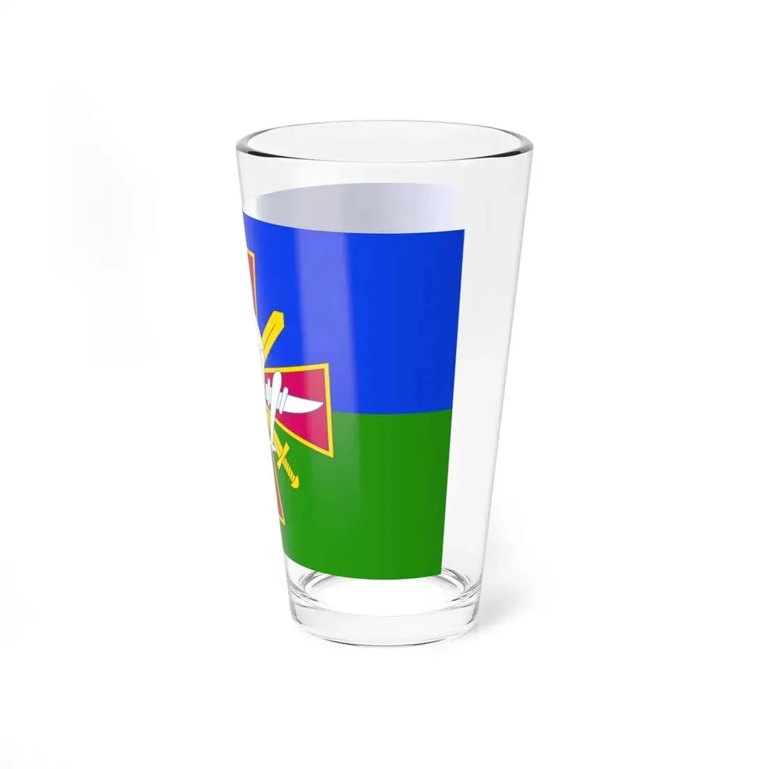 Flag of Airmobile troops of Ukraine (Ukraine) Pint Glass 16oz - Go Mug Yourself
