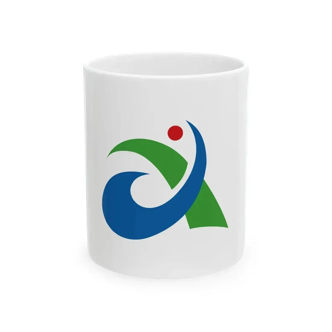 Flag of Aisai Aichi (Japan) White Coffee Mug 11oz - Go Mug Yourself