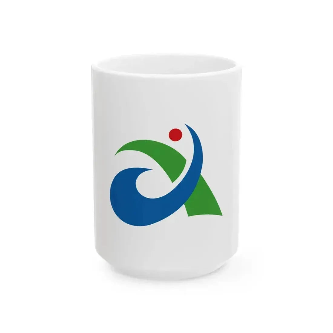 Flag of Aisai Aichi (Japan) White Coffee Mug 15oz - Go Mug Yourself