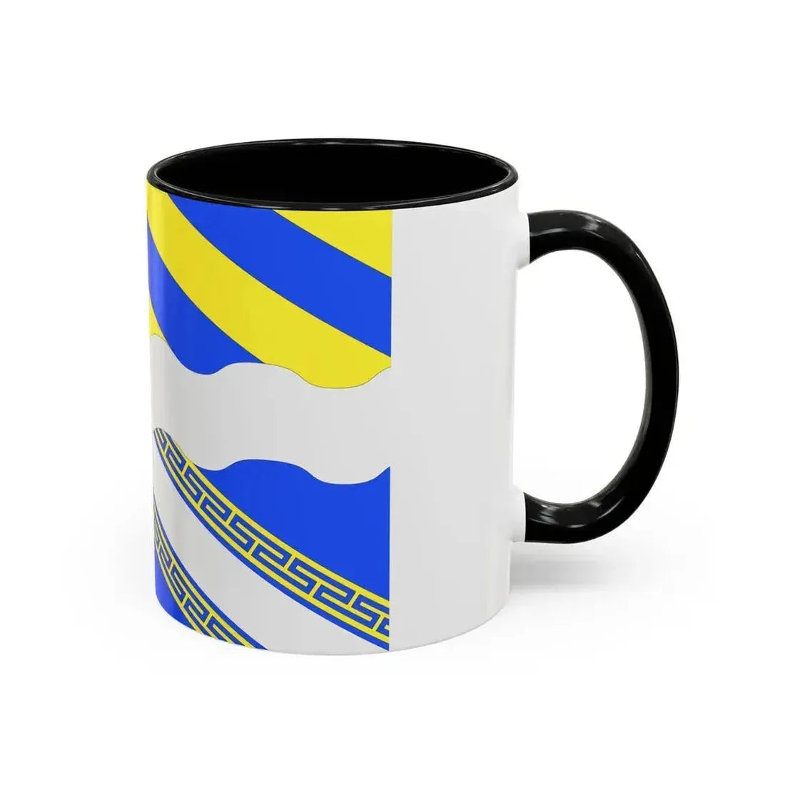 Flag of Aisne France 2 - Accent Coffee Mug - Go Mug Yourself