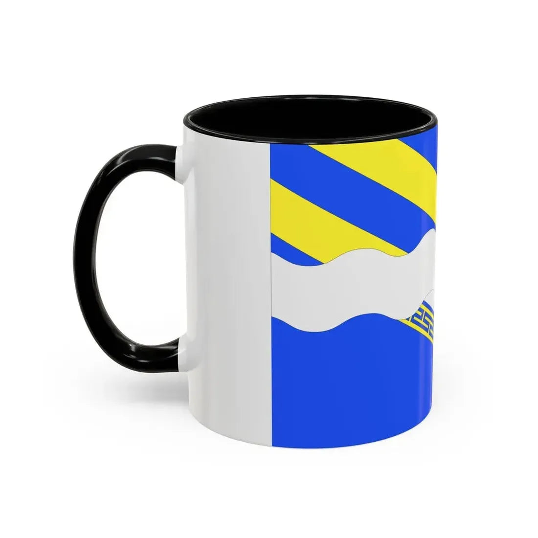 Flag of Aisne France 2 - Accent Coffee Mug - Go Mug Yourself