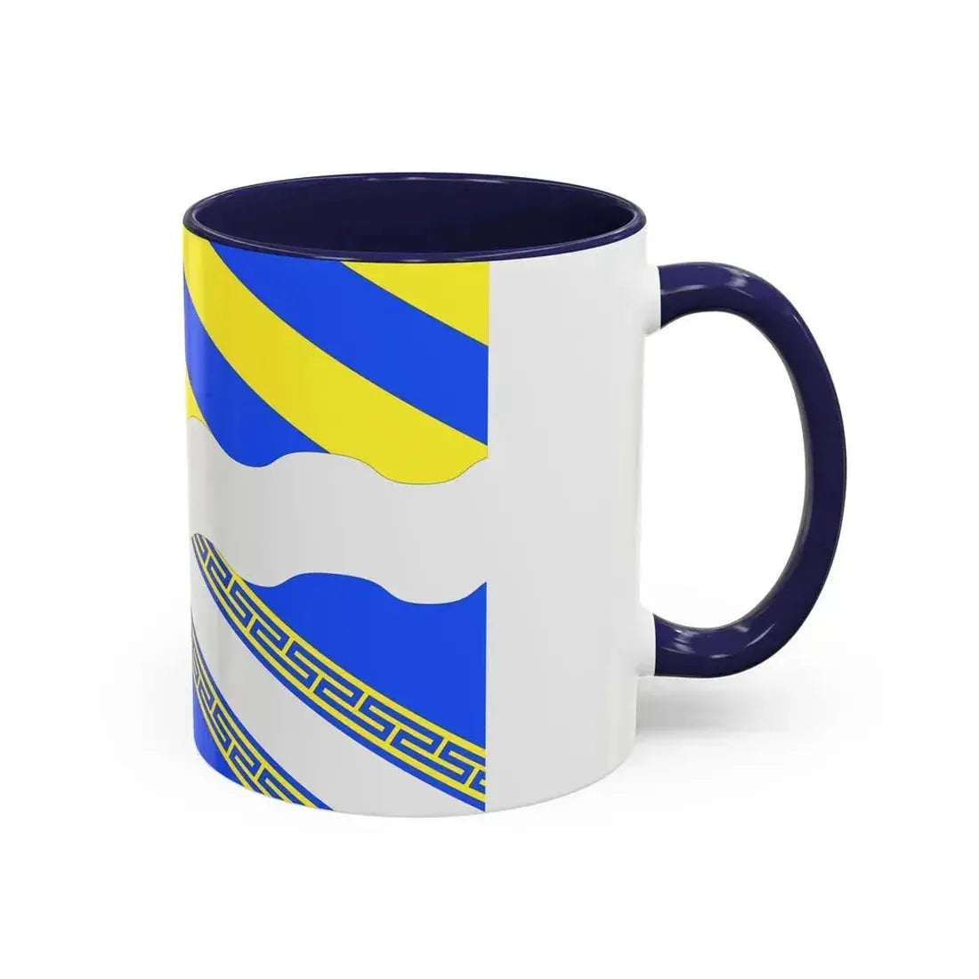 Flag of Aisne France 2 - Accent Coffee Mug - Go Mug Yourself