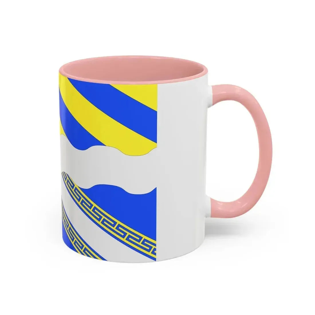 Flag of Aisne France 2 - Accent Coffee Mug - Go Mug Yourself