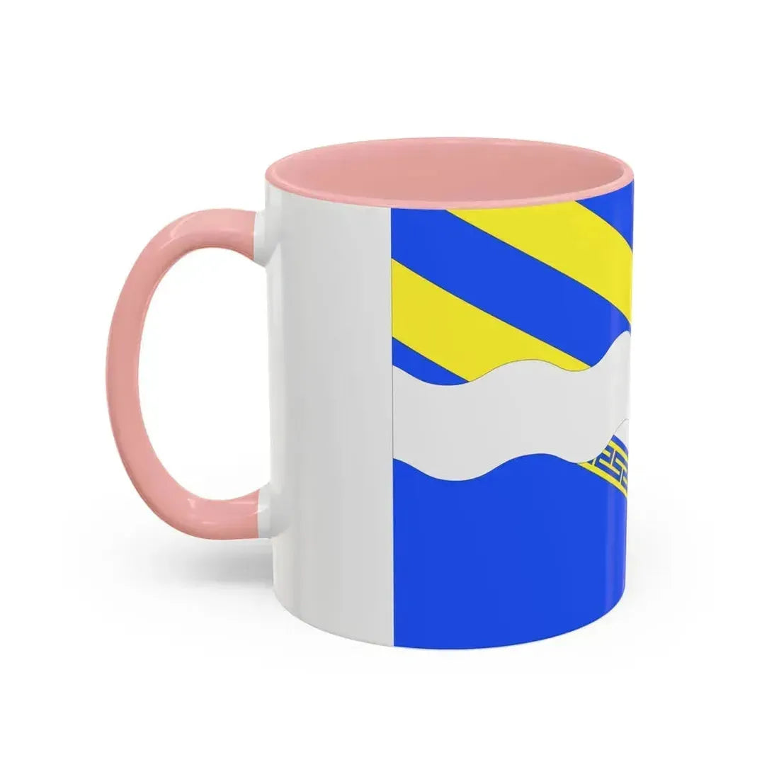 Flag of Aisne France 2 - Accent Coffee Mug - Go Mug Yourself