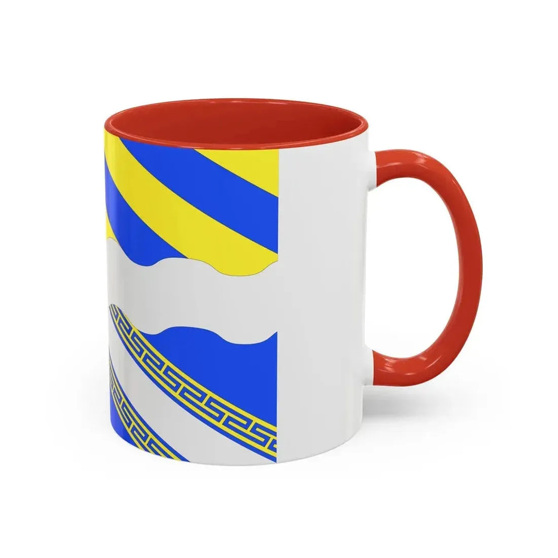 Flag of Aisne France 2 - Accent Coffee Mug - Go Mug Yourself
