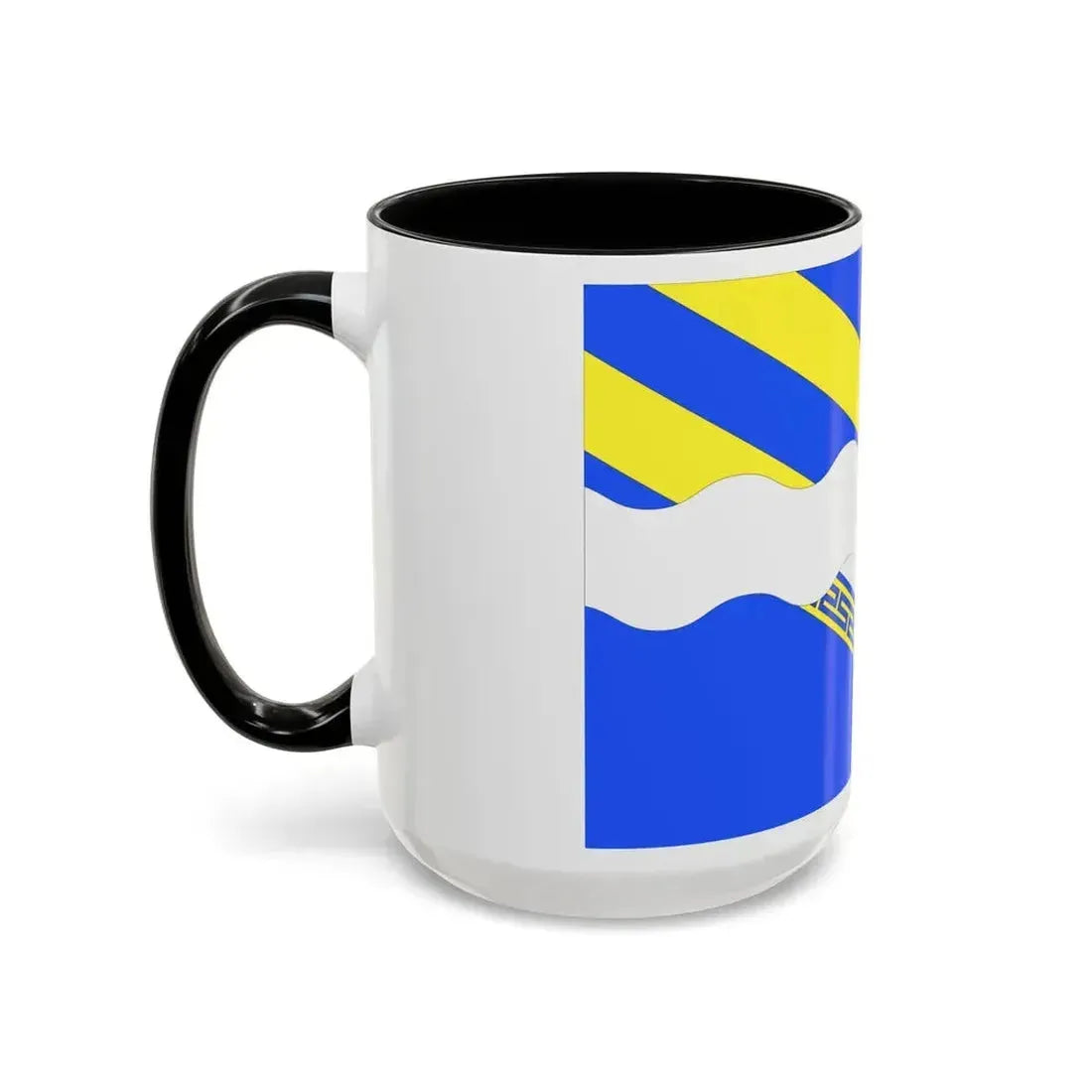 Flag of Aisne France 2 - Accent Coffee Mug - Go Mug Yourself