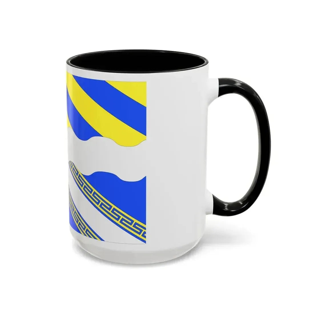 Flag of Aisne France 2 - Accent Coffee Mug - Go Mug Yourself