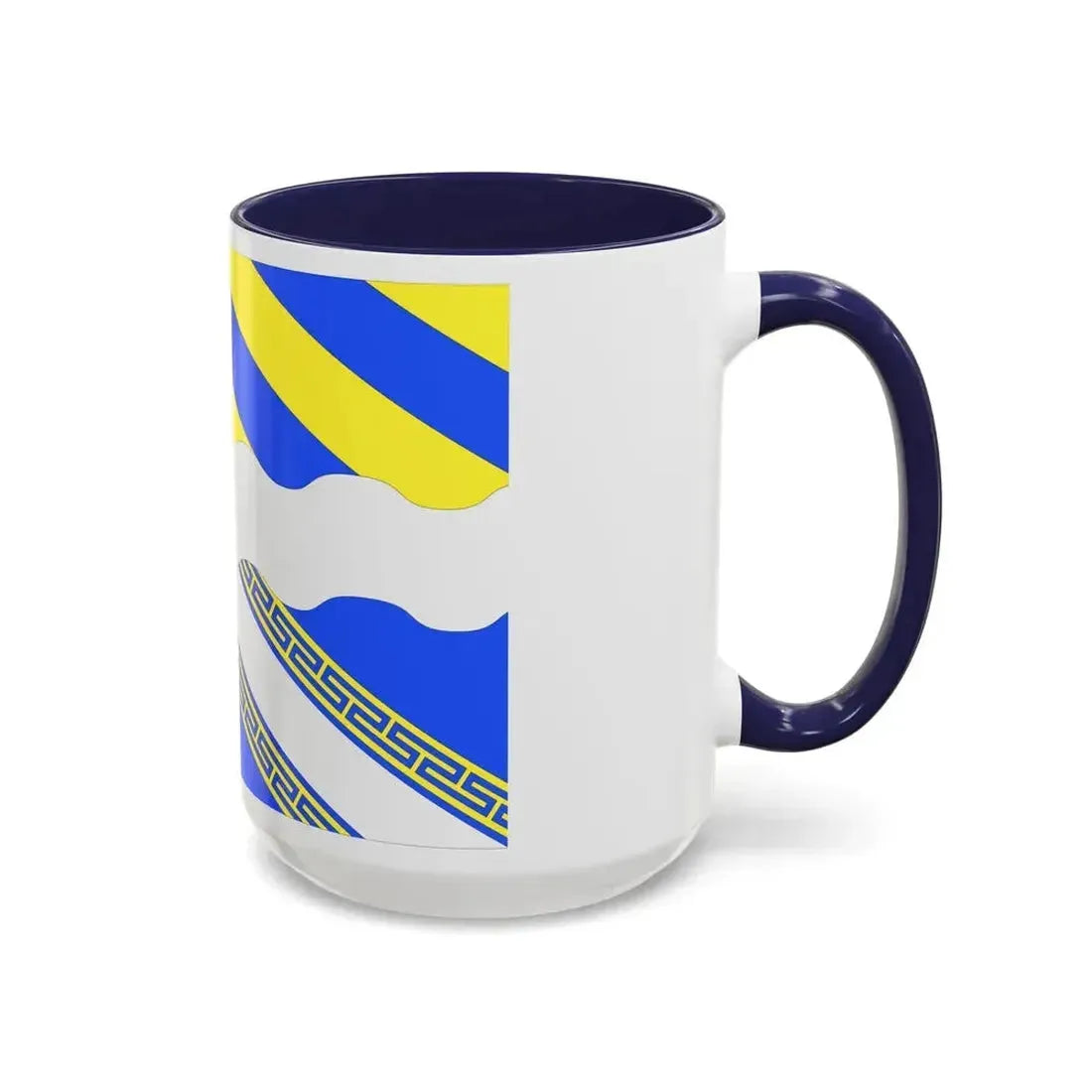 Flag of Aisne France 2 - Accent Coffee Mug - Go Mug Yourself