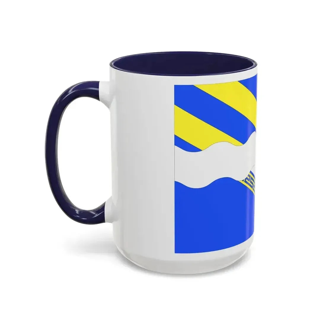 Flag of Aisne France 2 - Accent Coffee Mug - Go Mug Yourself