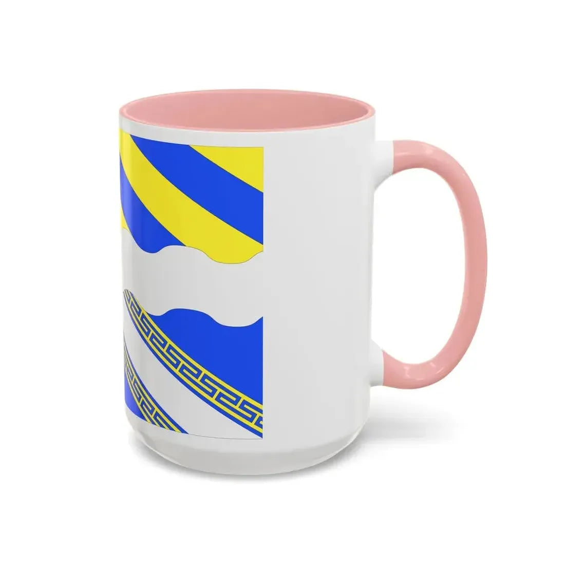 Flag of Aisne France 2 - Accent Coffee Mug - Go Mug Yourself