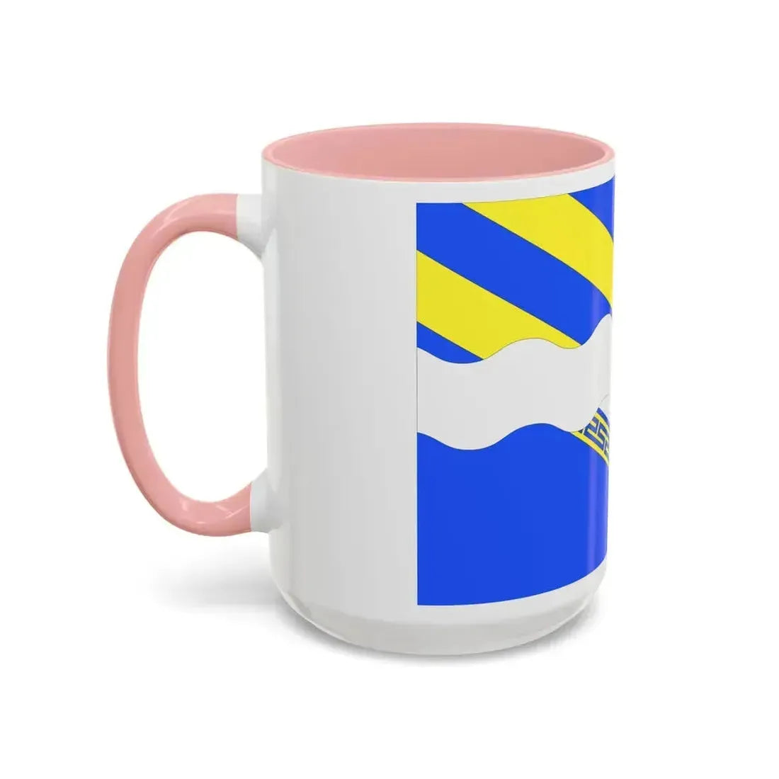 Flag of Aisne France 2 - Accent Coffee Mug - Go Mug Yourself
