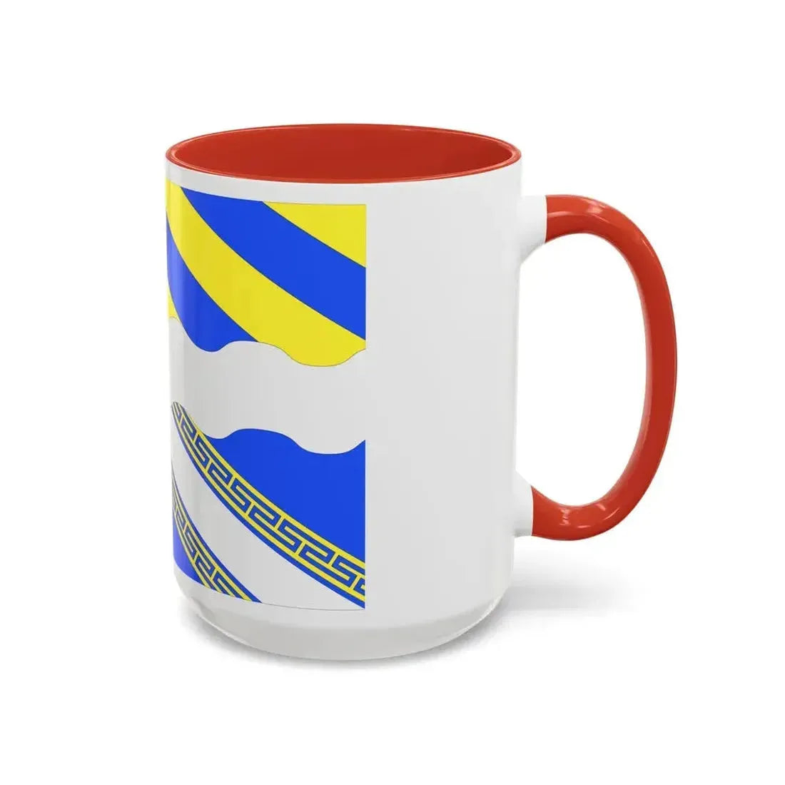 Flag of Aisne France 2 - Accent Coffee Mug - Go Mug Yourself