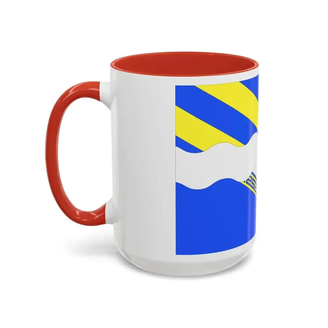 Flag of Aisne France 2 - Accent Coffee Mug - Go Mug Yourself