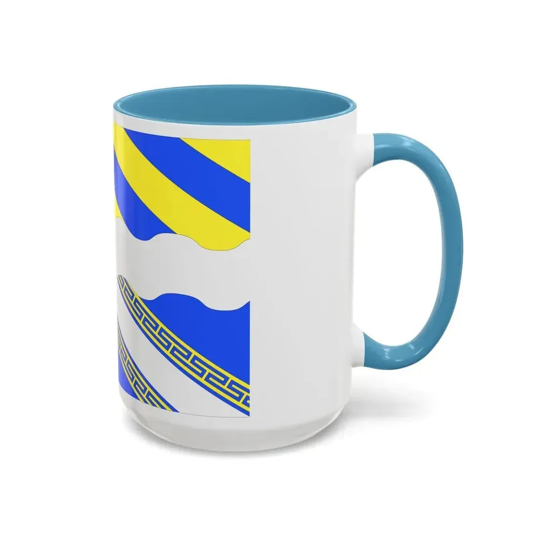 Flag of Aisne France 2 - Accent Coffee Mug - Go Mug Yourself