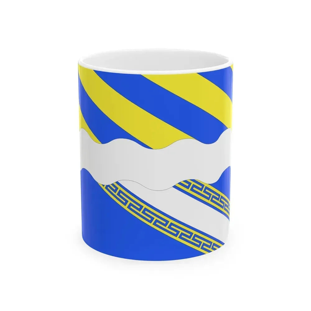Flag of Aisne France 2 - White Coffee Mug 11oz - Go Mug Yourself