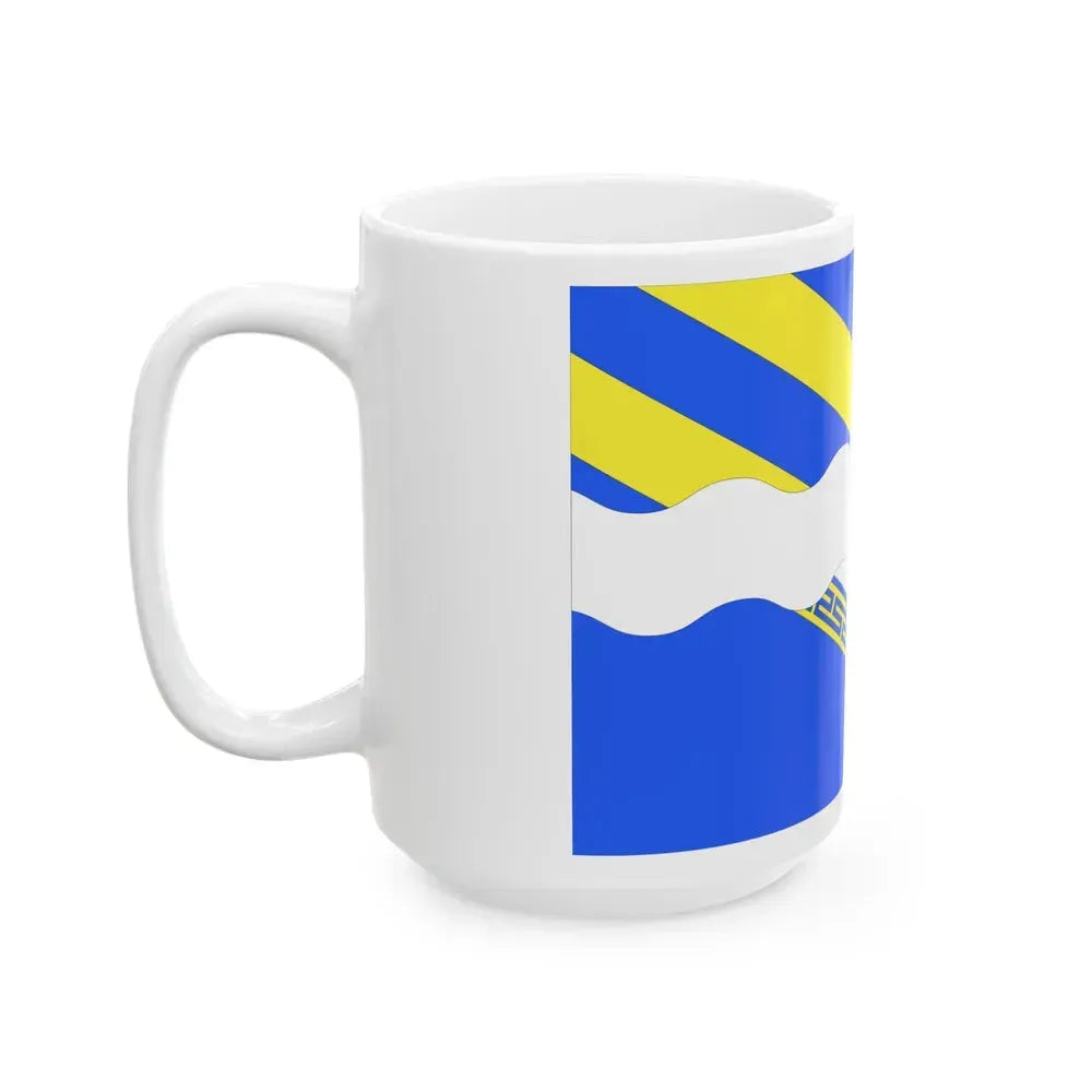 Flag of Aisne France 2 - White Coffee Mug - Go Mug Yourself