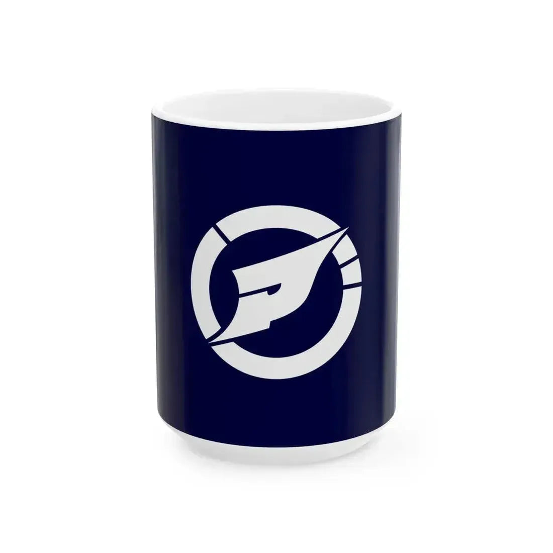 Flag of Ajikata Niigata 1977-2005 (Japan) White Coffee Mug 15oz - Go Mug Yourself