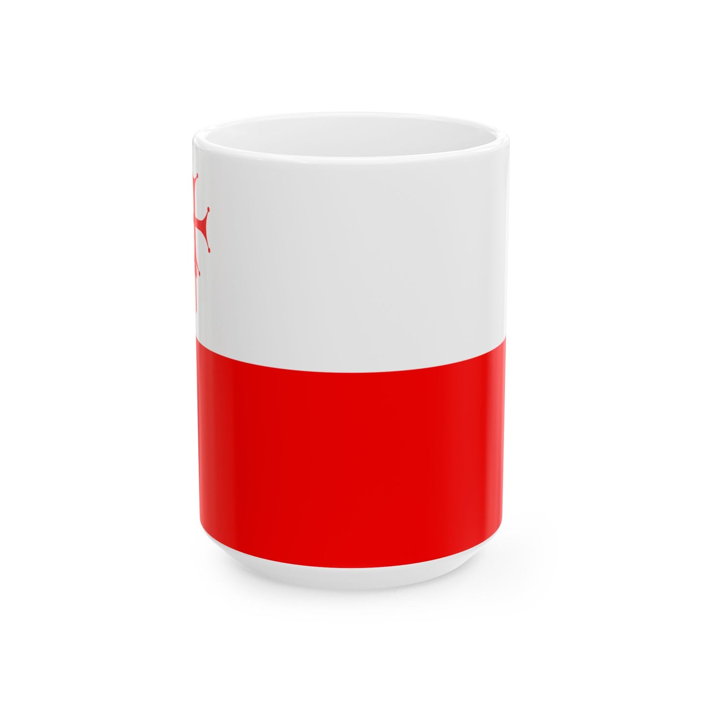 Flag of Akhalgori Municipality (Georgia) White Coffee Mug-15oz-Go Mug Yourself