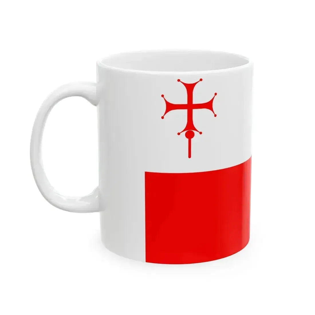 Flag of Akhalgori Municipality (Georgia) White Coffee Mug - Go Mug Yourself