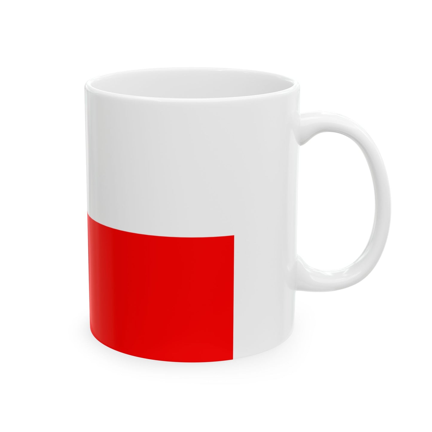 Flag of Akhalgori Municipality (Georgia) White Coffee Mug-Go Mug Yourself