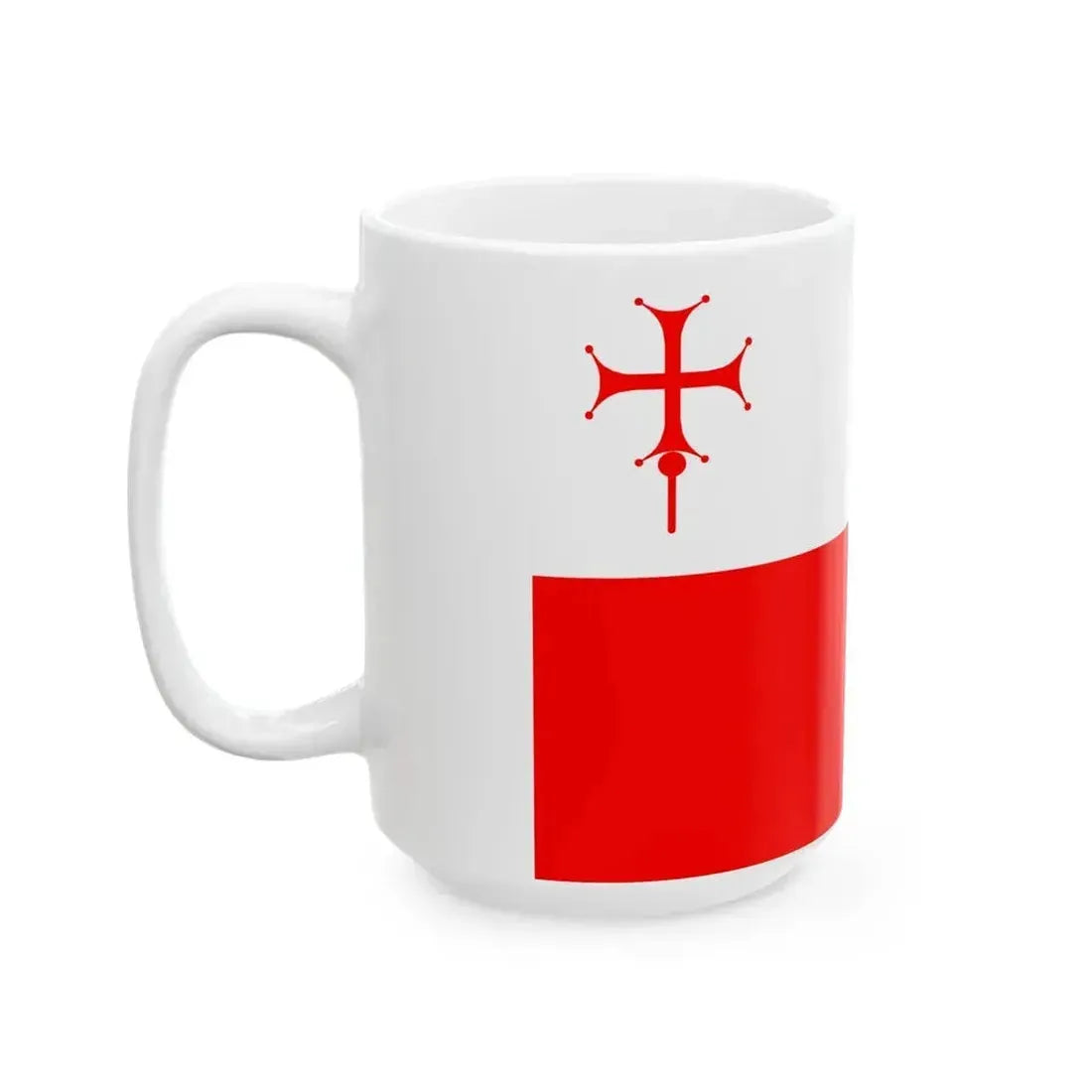 Flag of Akhalgori Municipality (Georgia) White Coffee Mug - Go Mug Yourself