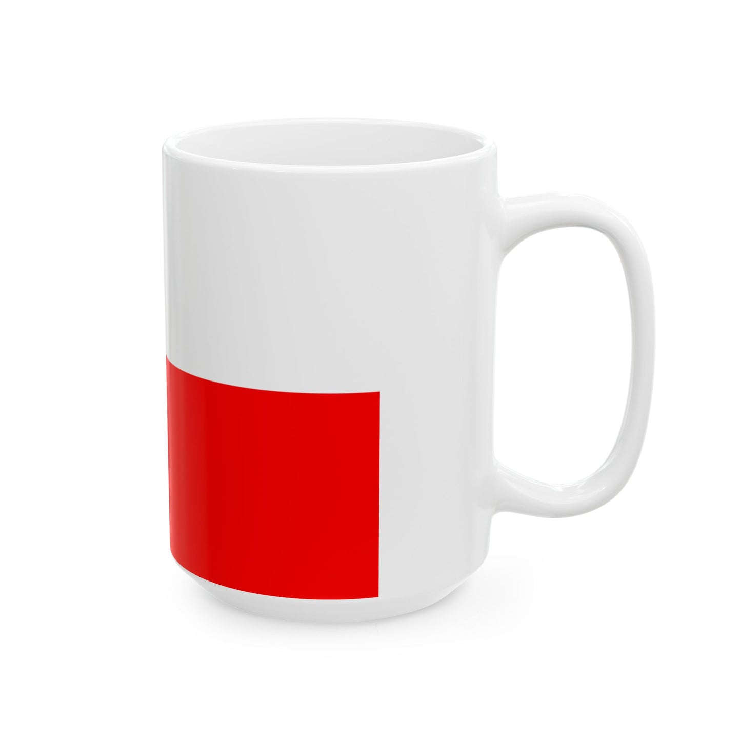 Flag of Akhalgori Municipality (Georgia) White Coffee Mug-Go Mug Yourself