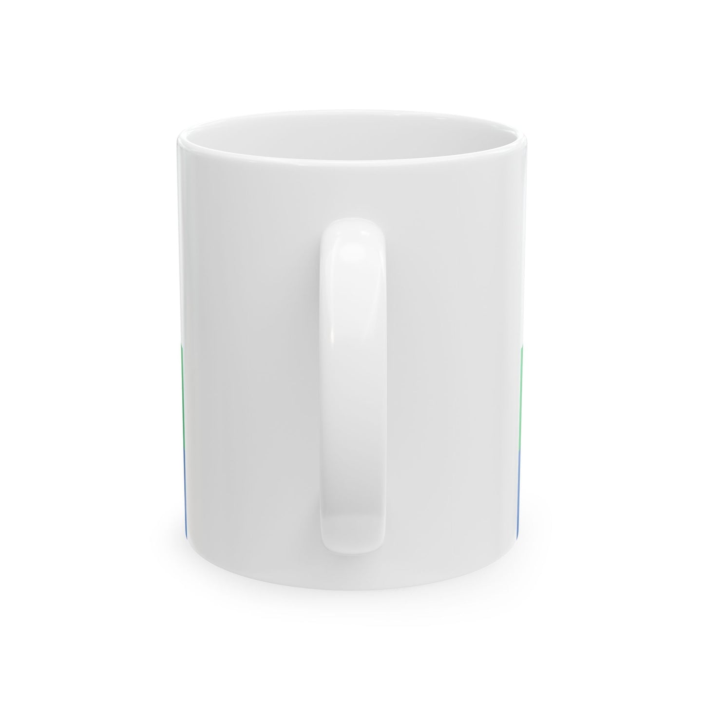 Flag of Akhalkalaki Municipality (Georgia) White Coffee Mug-Go Mug Yourself