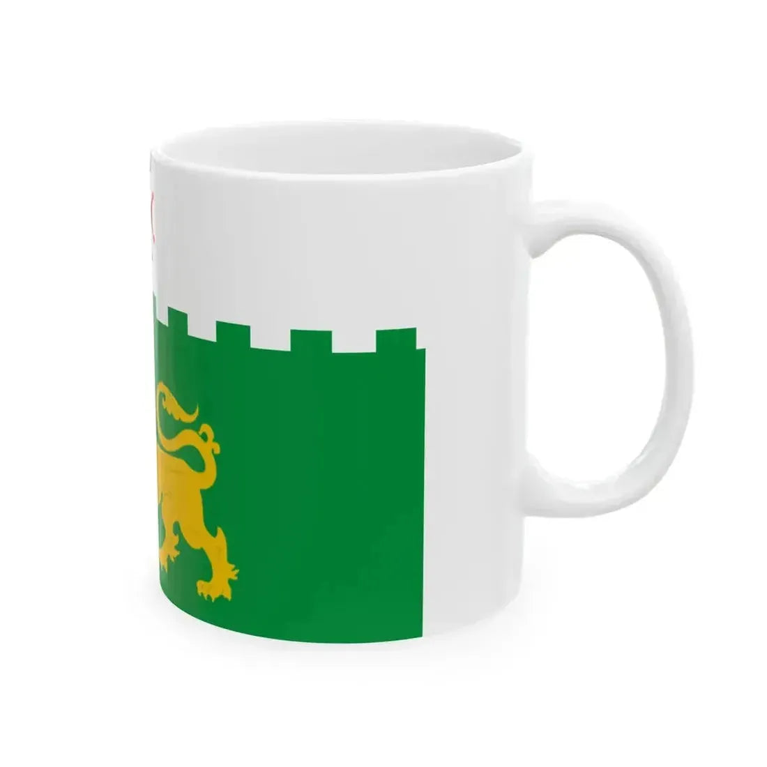 Flag of Akhaltsikhe City (Georgia) White Coffee Mug - Go Mug Yourself