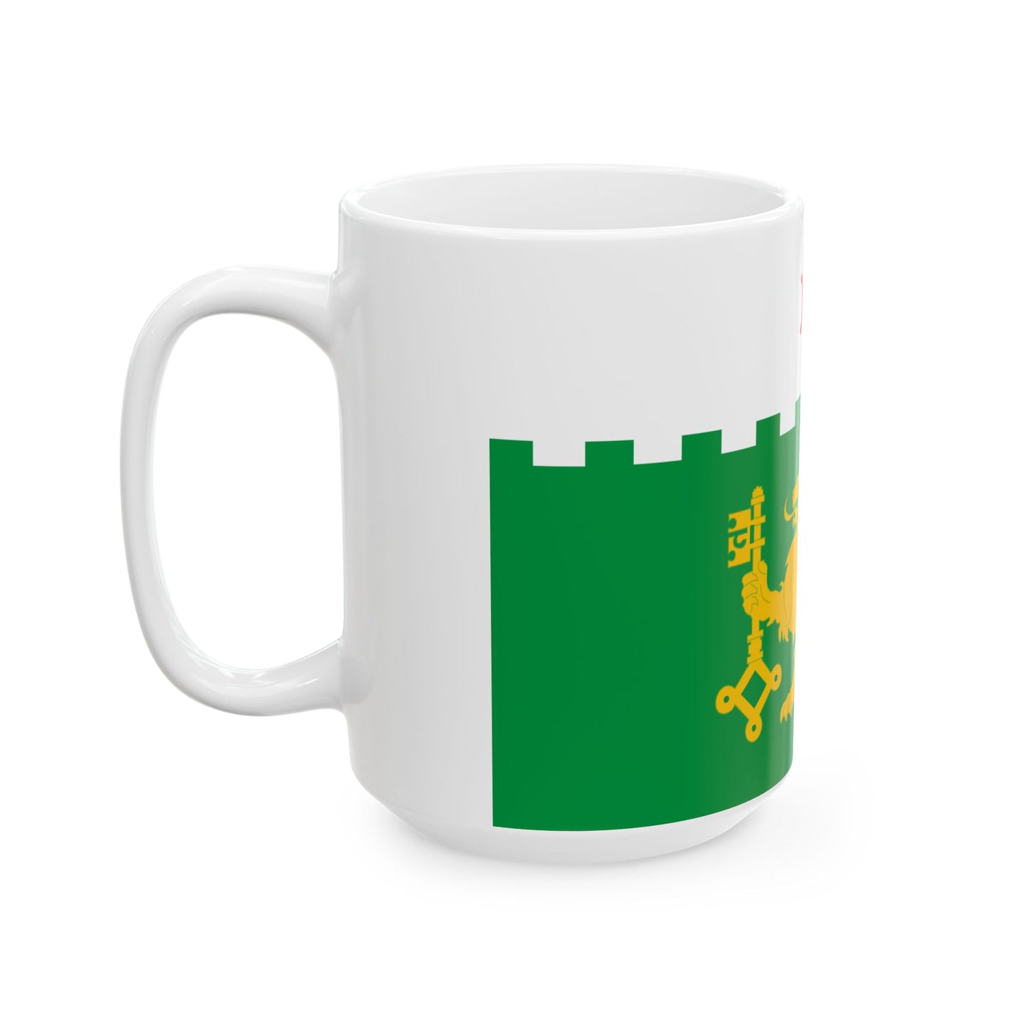 Flag of Akhaltsikhe City (Georgia) White Coffee Mug-Go Mug Yourself