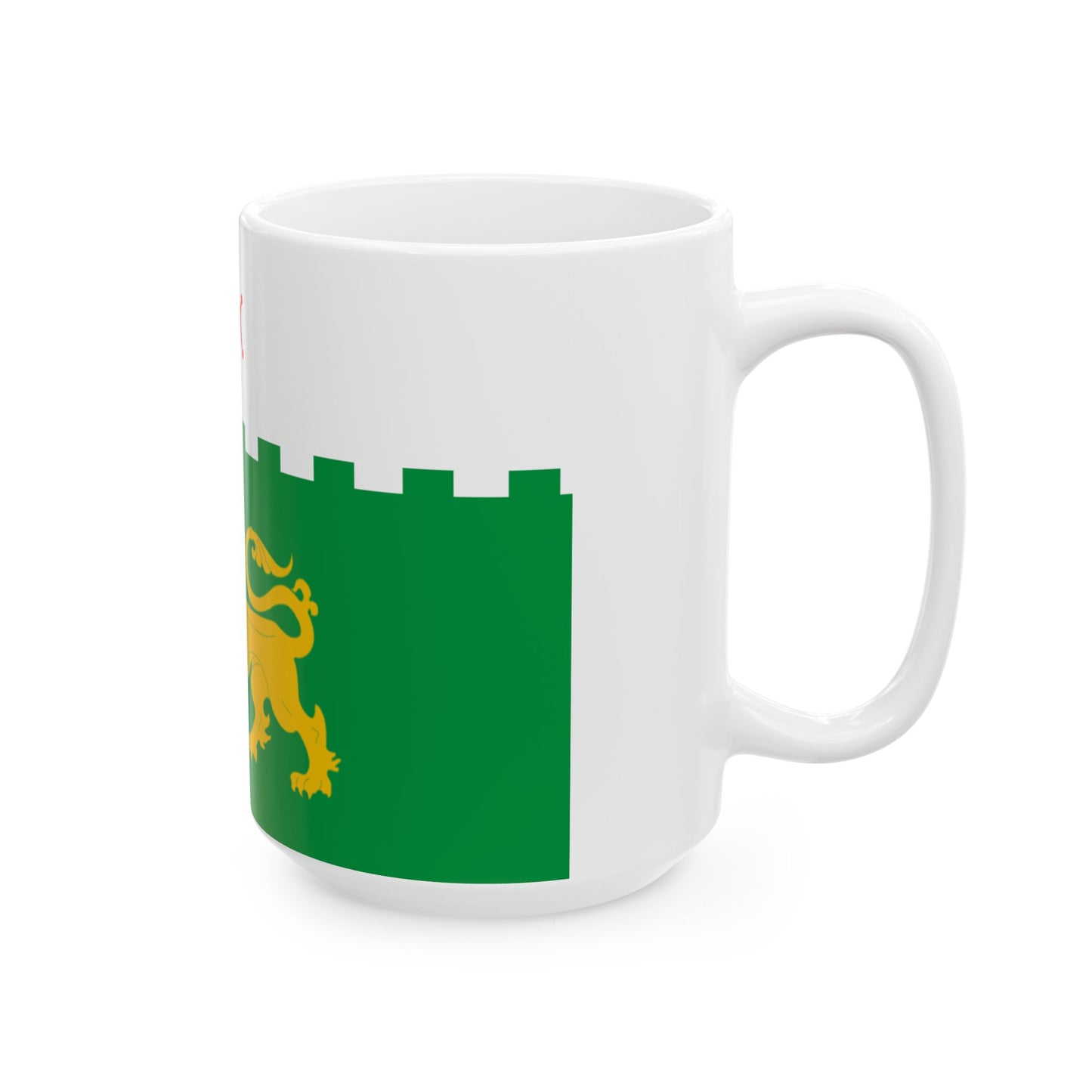 Flag of Akhaltsikhe City (Georgia) White Coffee Mug-Go Mug Yourself