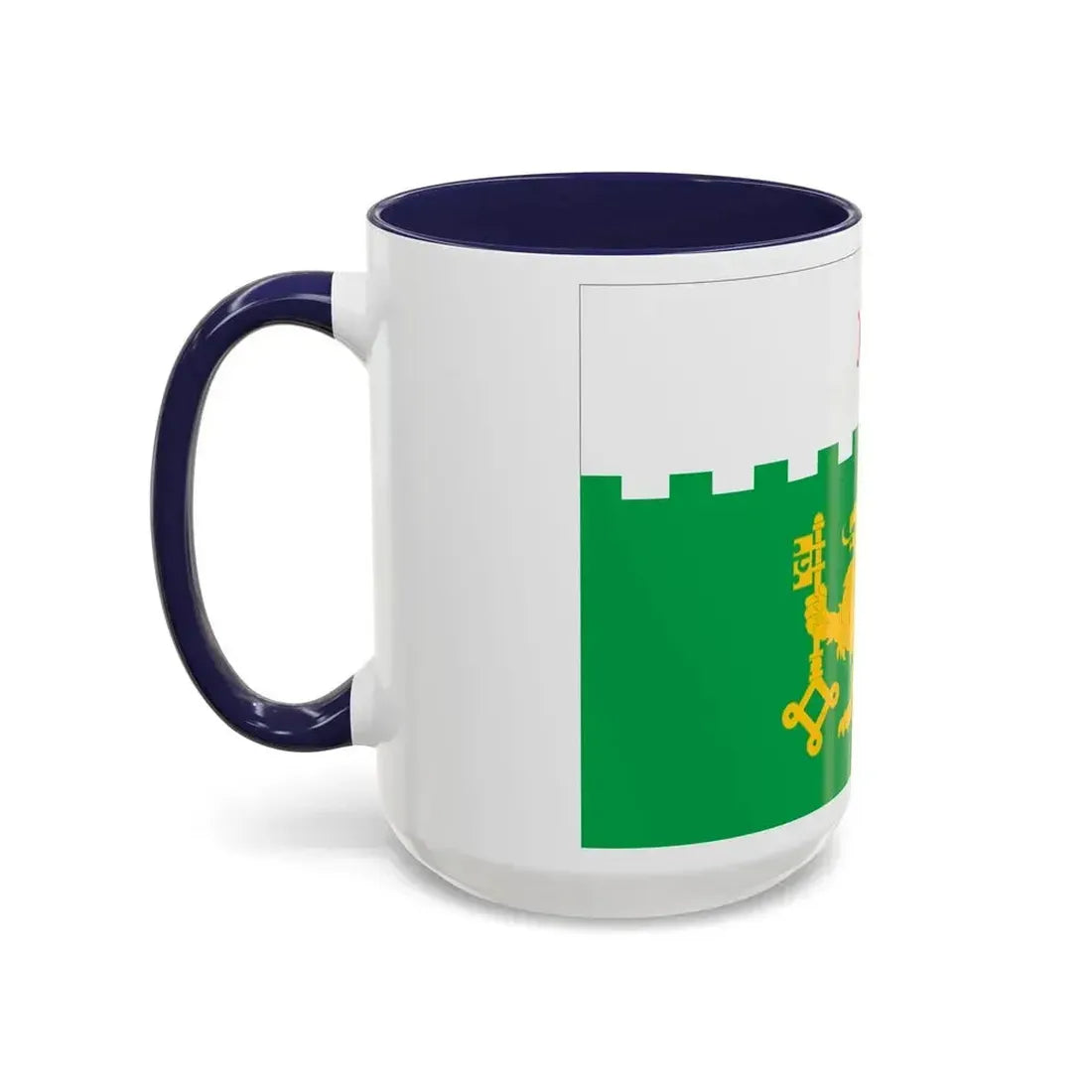 Flag of Akhaltsikhe Georgia - Accent Coffee Mug - Go Mug Yourself
