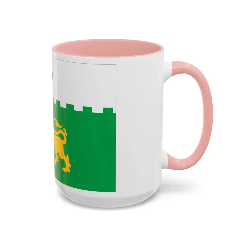 Flag of Akhaltsikhe Georgia - Accent Coffee Mug - Go Mug Yourself