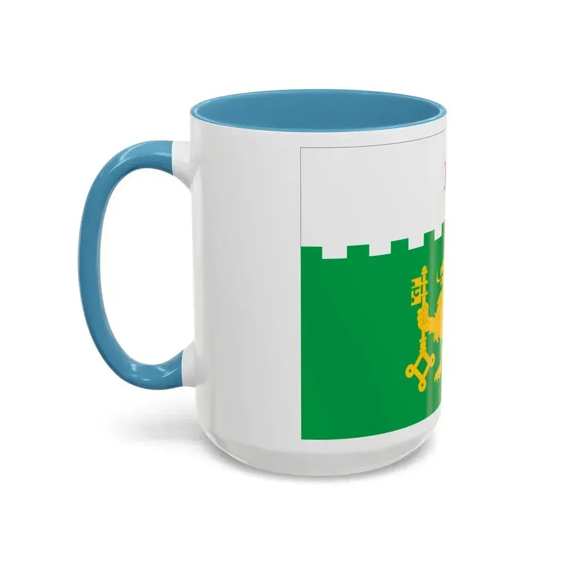 Flag of Akhaltsikhe Georgia - Accent Coffee Mug - Go Mug Yourself