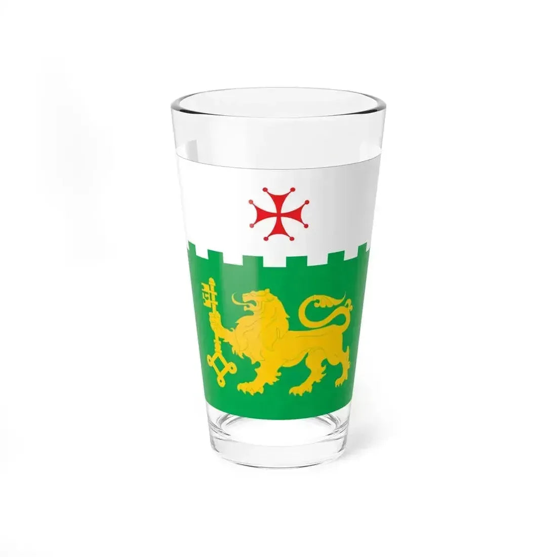 Flag of Akhaltsikhe Georgia - Pint Glass 16oz 16oz - Go Mug Yourself