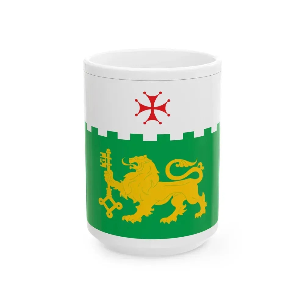 Flag of Akhaltsikhe Georgia - White Coffee Mug 15oz - Go Mug Yourself