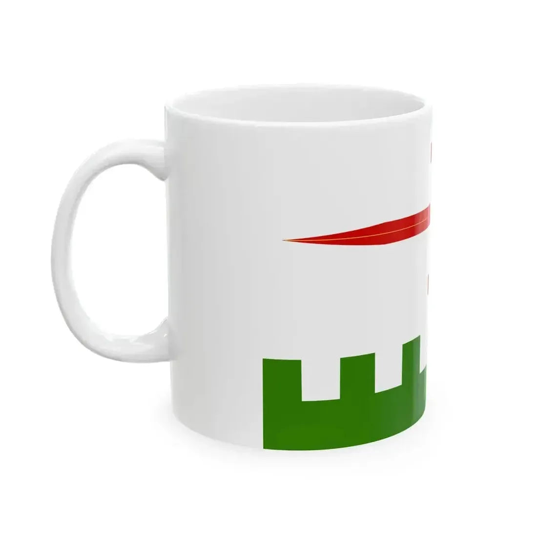 Flag of Akhaltsikhe Municipality (Georgia) White Coffee Mug - Go Mug Yourself