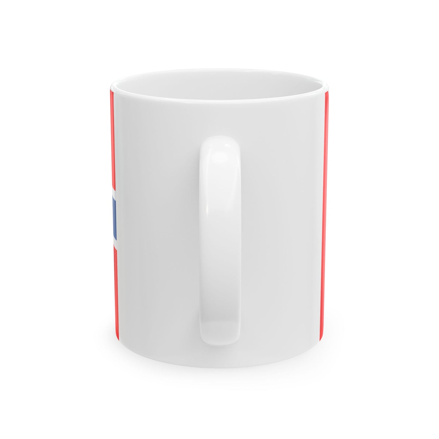 Flag of Akhmeta Municipality (Georgia) White Coffee Mug-Go Mug Yourself