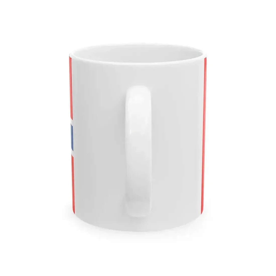 Flag of Akhmeta Municipality (Georgia) White Coffee Mug - Go Mug Yourself