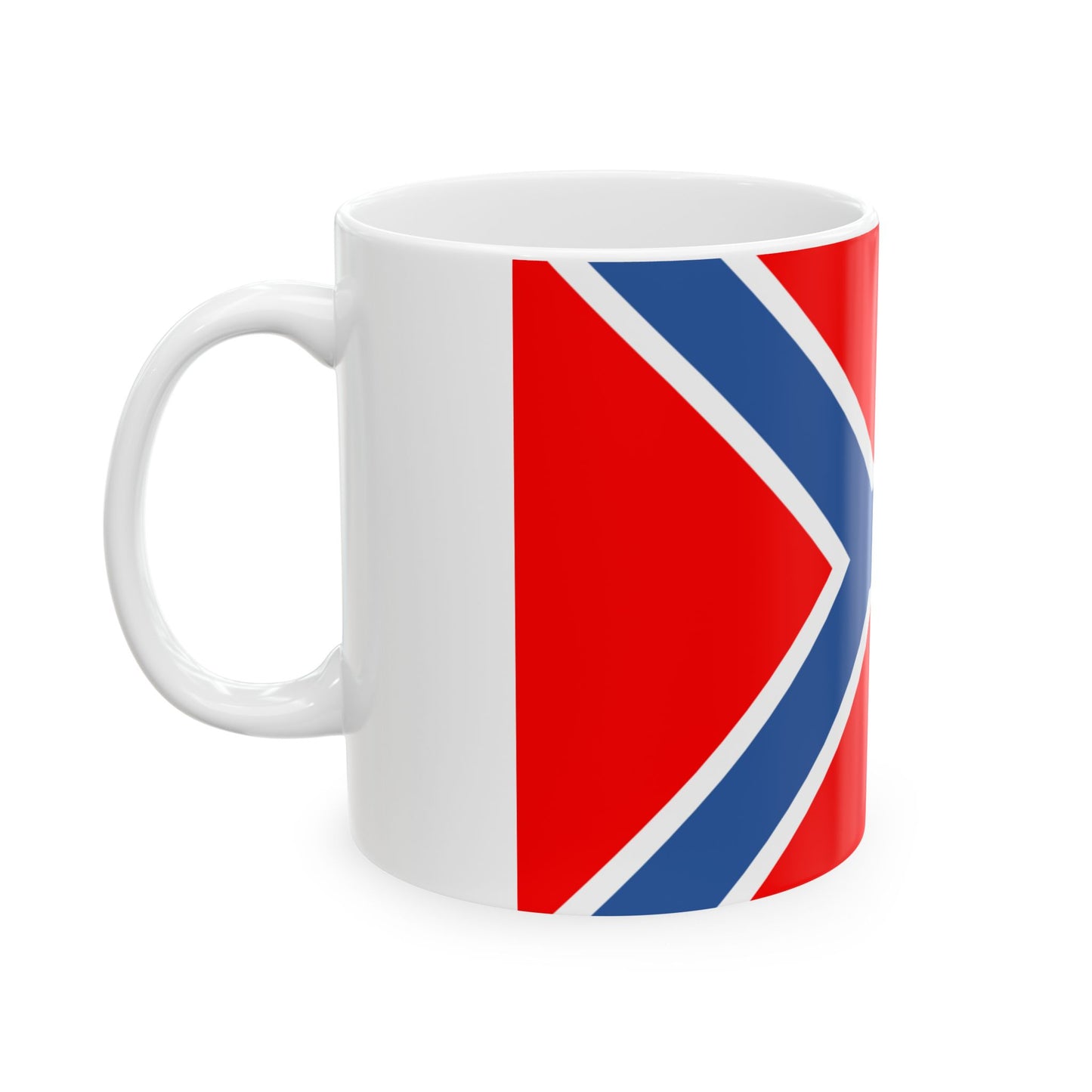 Flag of Akhmeta Municipality (Georgia) White Coffee Mug-Go Mug Yourself