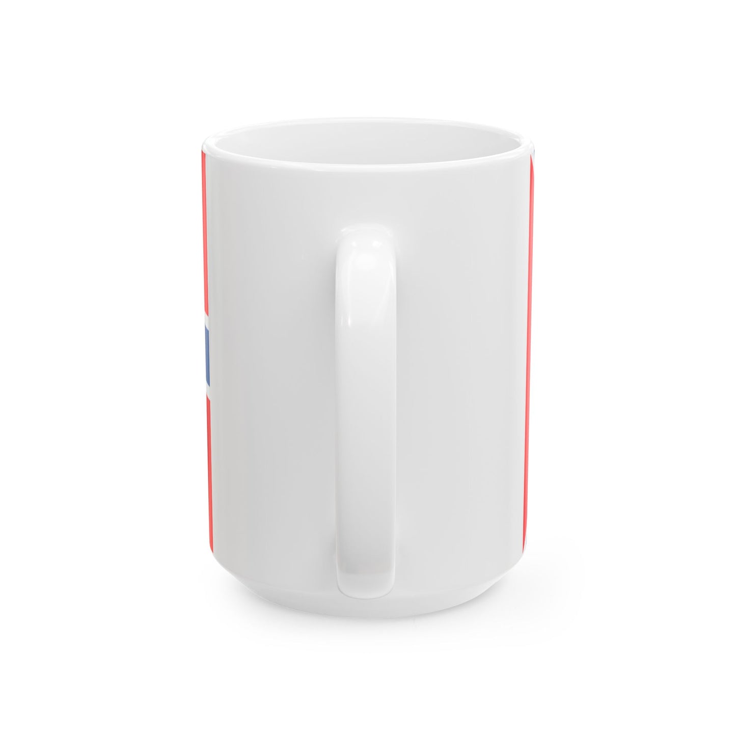 Flag of Akhmeta Municipality (Georgia) White Coffee Mug-Go Mug Yourself