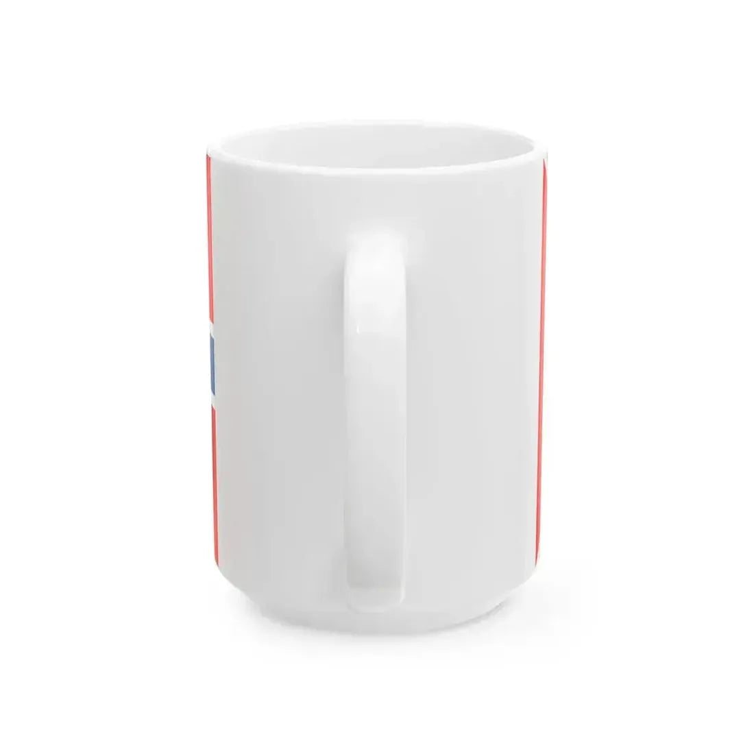 Flag of Akhmeta Municipality (Georgia) White Coffee Mug - Go Mug Yourself