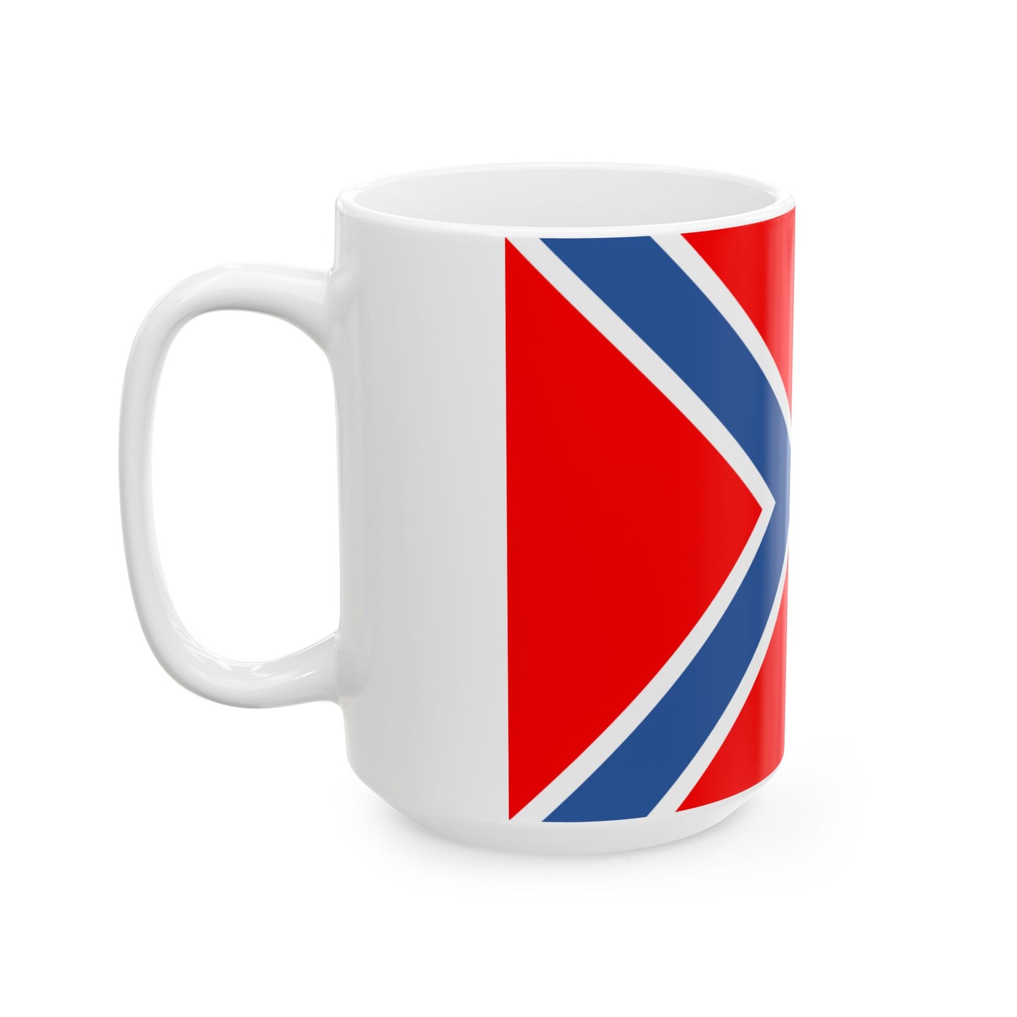 Flag of Akhmeta Municipality (Georgia) White Coffee Mug-Go Mug Yourself