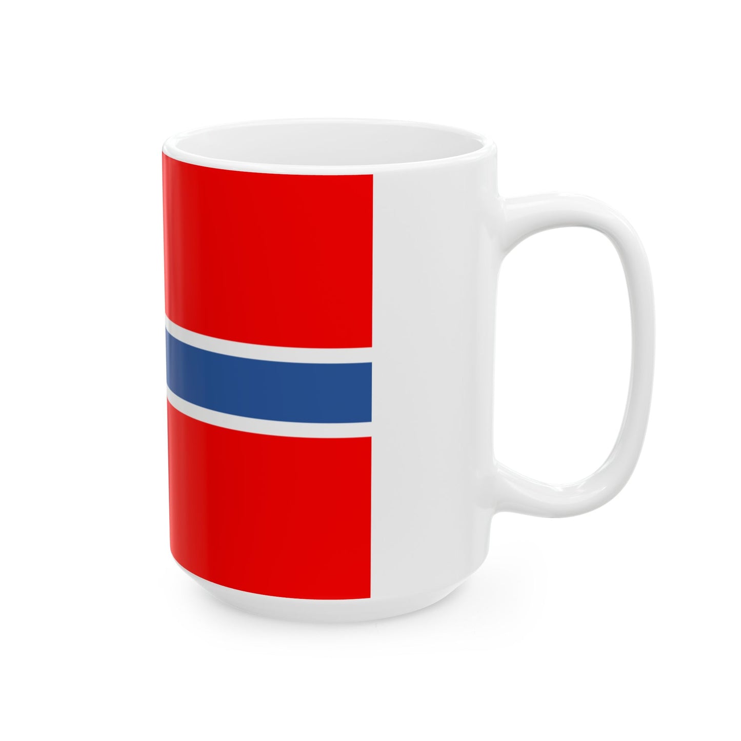 Flag of Akhmeta Municipality (Georgia) White Coffee Mug-Go Mug Yourself