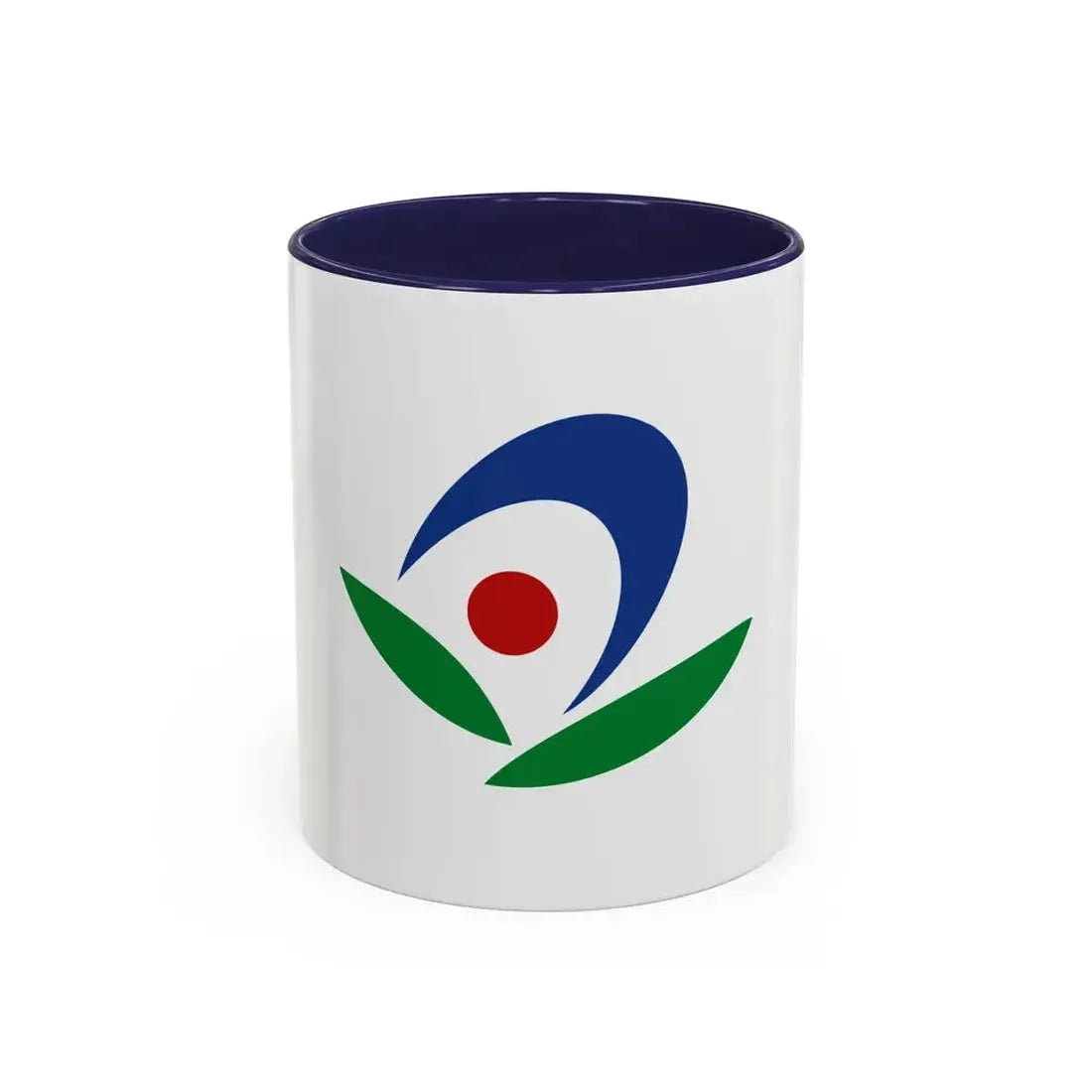 Flag of Akiruno Tokyo Japan - Accent Coffee Mug 11oz Navy - Go Mug Yourself