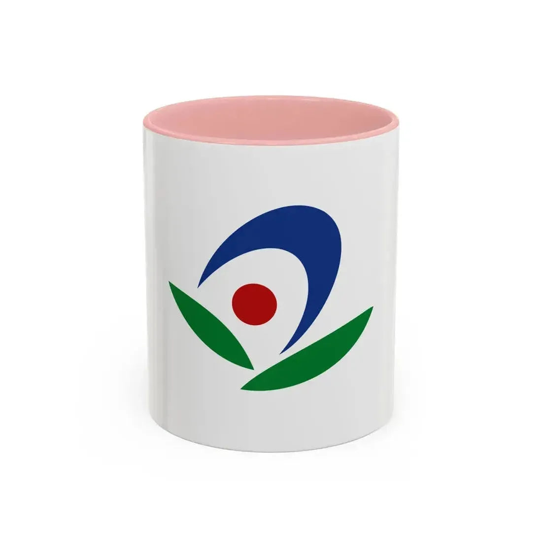 Flag of Akiruno Tokyo Japan - Accent Coffee Mug 11oz Pink - Go Mug Yourself